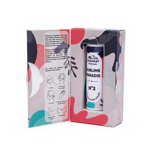 [3760087904987] Oleanat parfum solide N°2 Sublime paradis bio | 4.5 g