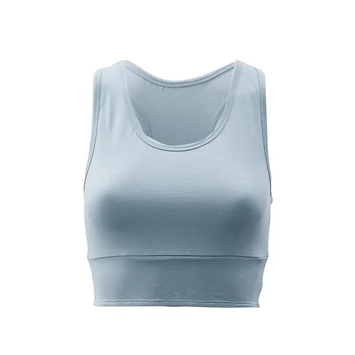 [724120141947] Yoga Crop Top Serenity bleu clair bio M-L -- 78g