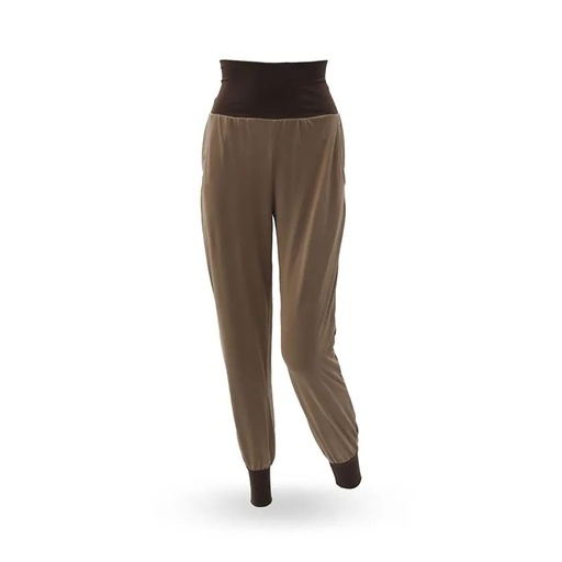 [724120141893] Pantalon de yoga Nidra Lounge gris pierre bio S-M -- 197g