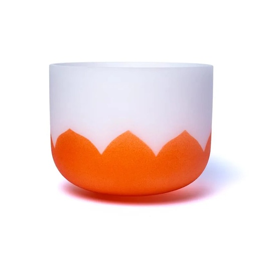 [8720512973181] Bol chantant en cristal lotus 2ème chakra RE 432Hz | 30cm