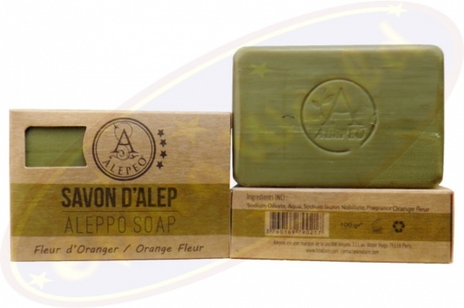 [3760169790217] Savon d'Alep Fleurs d'oranger -- 100 g