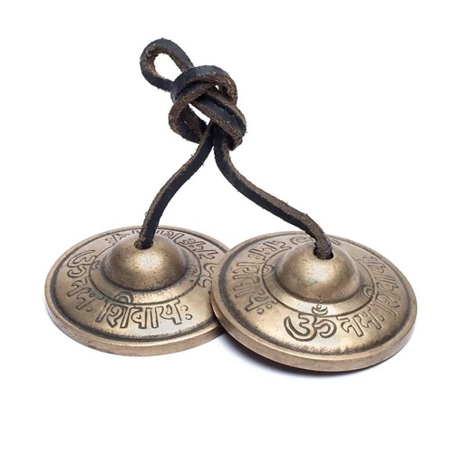 [8720512975444] Tingsha Om Namah Shivaya - 230gr; 6,5cm