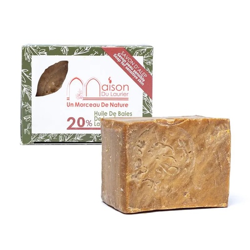 [3770015429024] Maison du Laurier Savon d'Alep  20% | 200g