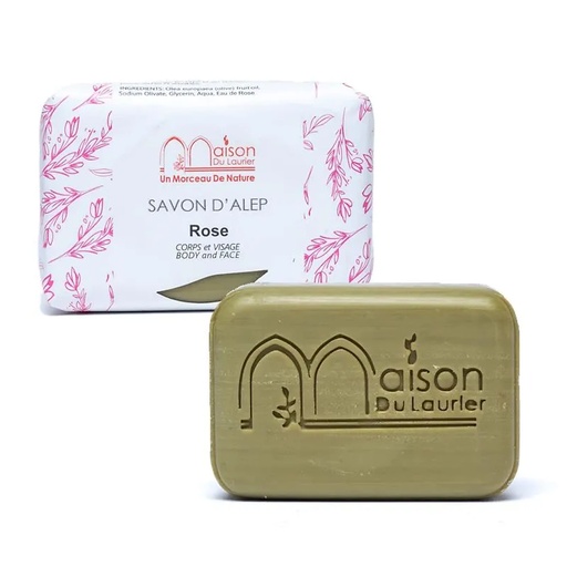 [3770015429147] Maison du Laurier savon d'Alep - Rose | 100g