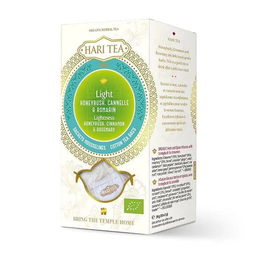 [8717853491184] Hari Tea Lightness melisse, cannelle et romarin BIO | 20 g