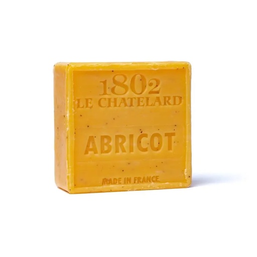 [3760076658464] Savon naturel de Marseille exfoliant à l'abricot | 100g