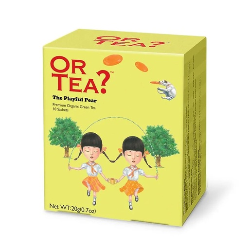 [4897031519306] Or Tea? The Playful Pear thé vert 10 sachets bio | 20g