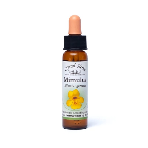 [5060100560205] NEW Crystal Herbs Bach flower remedy Mimulus – 10ml