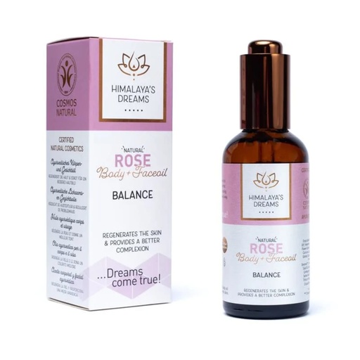 [8906020511651] Huile Ayurvédique corps et visage Rose / Equilibre Himalaya's Dreams | 100ml