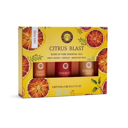 [8903833916871] Set d'huiles essentielles d'aromathérapie Citrus Blast | 3x5 ml