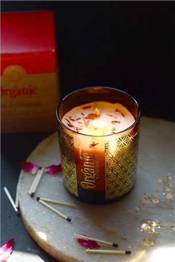 [8903833914365] Bougie parfumée Goodness Bio Rose & Géranium -- 200g