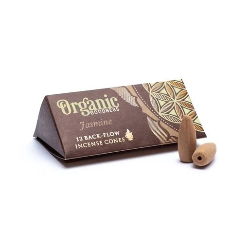 [8903833917250] Jasmin naturel cônes d'Encens à refoulement  -- 24 g