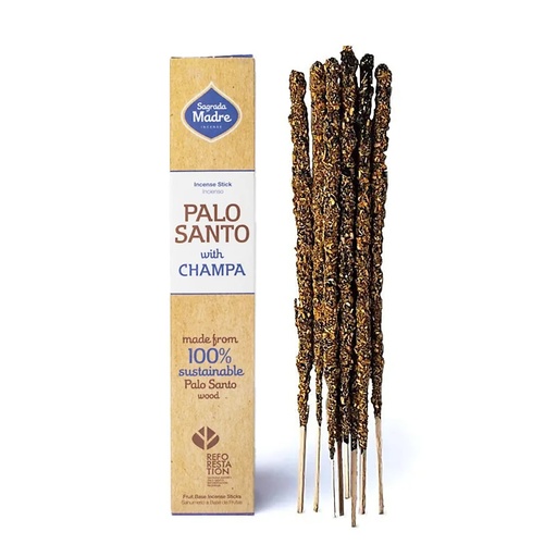 [7798348230243] Sagrada Madre encens Palo Santo & Champa | ± 30g
