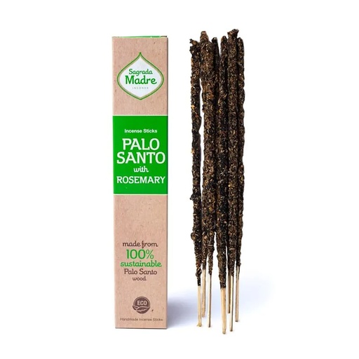 [7798348230984] Sagrada Madre encens Palo Santo & Romarin | ±30g