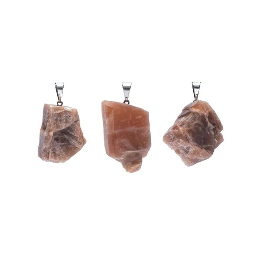 [8720512976472] Pendentif Pierre de Lune Brute | ± 2.5 cm