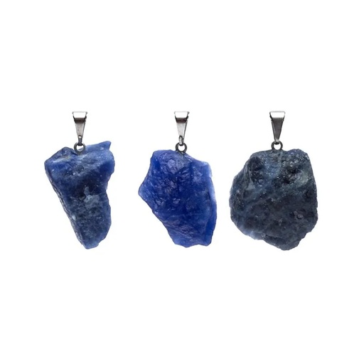 [8720512976571] Pendentif Sodalite Brute | ± 2cm