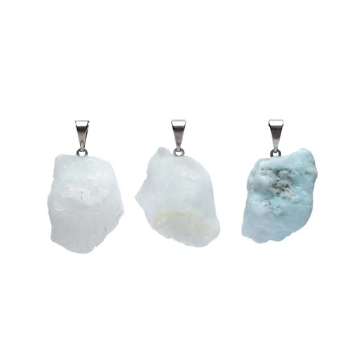 [8720512976588] Pendentif Hémimorphite Brut | ± 2cm