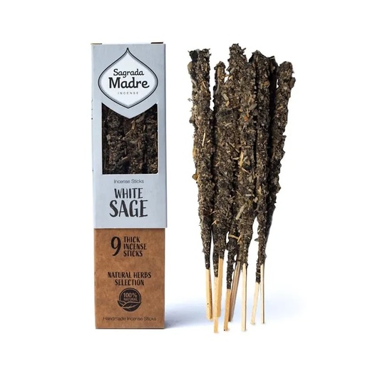 [7798348231042] Sagrada Madre Encens aux herbes  Sauge Blanche | ±44g