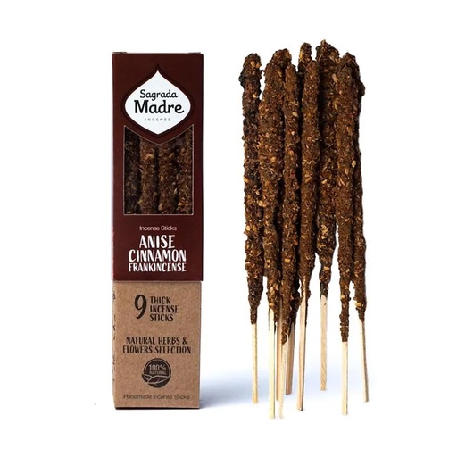 [7798348231684] Sagrada Madre Encens aux herbes Anis, cannelle et Oliban | ±44g