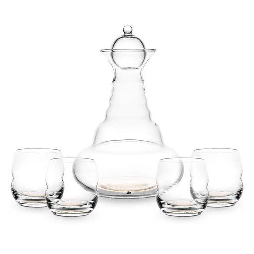 [4260191982073] Carafe Vital Water Alladin + 4 verres Mythos or | 1300 ml