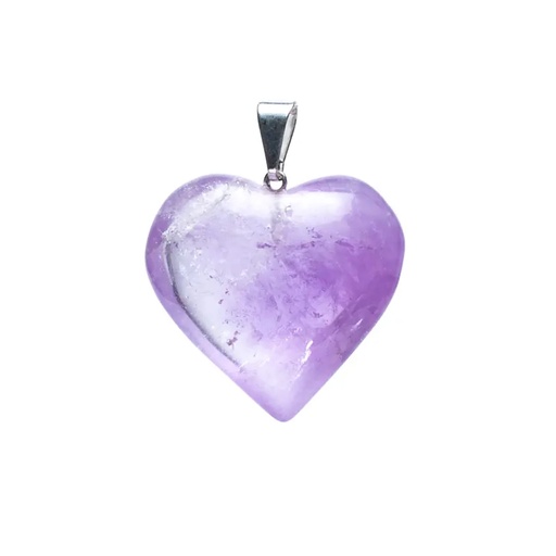 [8720512977677] Pendentif en améthyste en forme de cœur | ± 2-3 cm