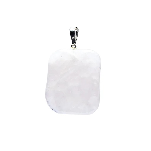 [8720512977769] Pendentif quartz rose forme fantaisie | ±3cm