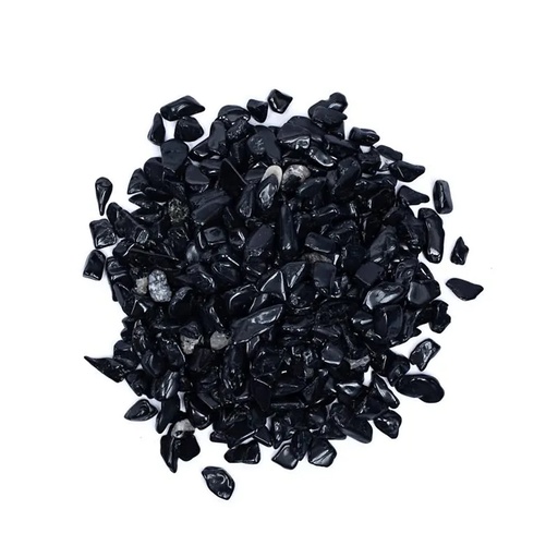 [8720512976205] Pierres polies Tourmaline noire qualité A/B  | ±800g; ±0.5-2.5cm