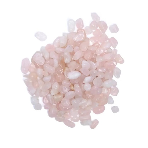 [8720512976250] Pierres polies Quartz Rose qualité A/B | ± 800 g ; ±0.5-2.5cm