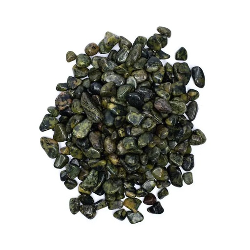 [8720512976281] Pierres polies Jade Nephrite qualité A/B | ± 800 g ; ±0.5-2.5cm