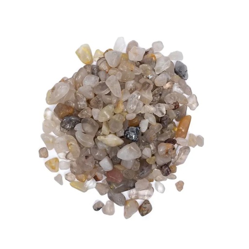 [8720512976298] Pierres polies Quartz Rutile qualité A/B | ± 800 g ; ±0.5-2.5cm