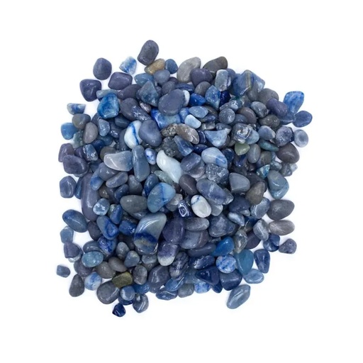 [8720512976311] Pierres polies Quartz Bleu qualité A/B | ± 800 g ; ±0.5-2.5cm