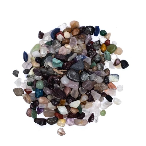 [8720512976366] Pierres polies mélanges de pierres qualité A/B | ± 800 g ; ±0.5-2.5cm