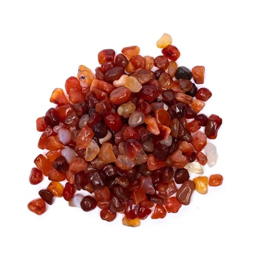 [8720512976373] Pierres polies Cornaline qualité A/B | ± 800 g ; ±0.5-2.5cm