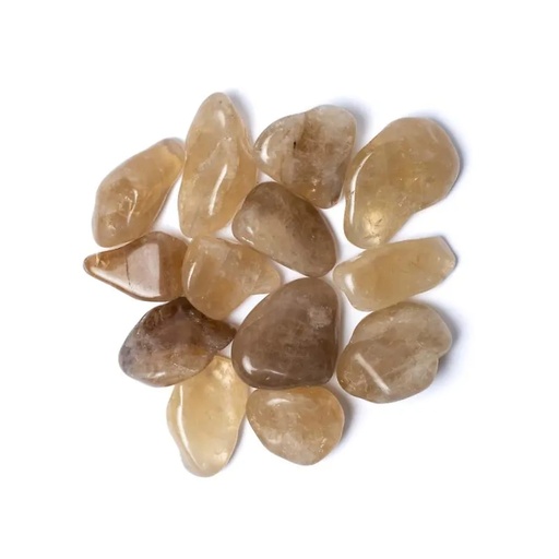 [8720512976632] Citrine naturelle Pierres polies qualité AA | ±500g; ±3-4cm