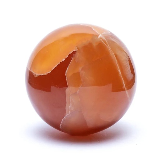 [8720512975178] Sphère de Calcite de miel | 6cm