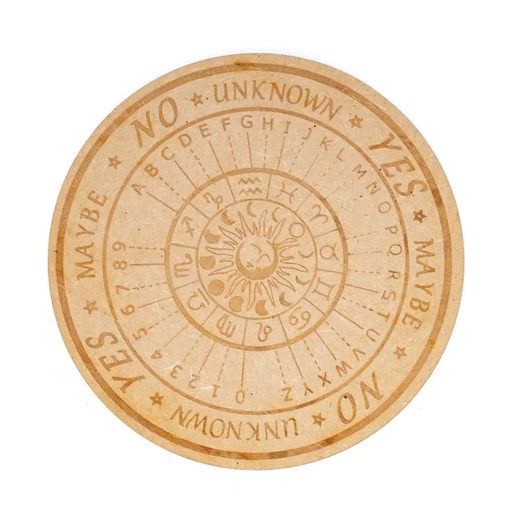 [8720512976762] Planche pendule astrologie gravée | 20cm