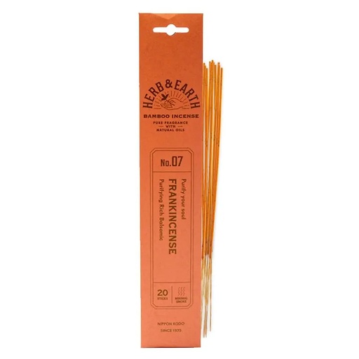 [4902125987647] Nippon Kodo Encens Frankincense Herb & Earth | 8 g