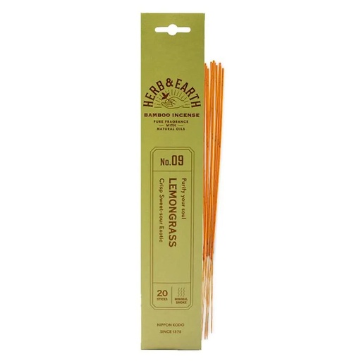 [8720512977073] Nippon Kodo Encens Citronnelle Herb & Earth  | 8 g