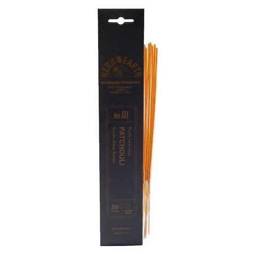 [8720512977097] Nippon Kodo Encens Patchouli Herb & Earth | 8 g