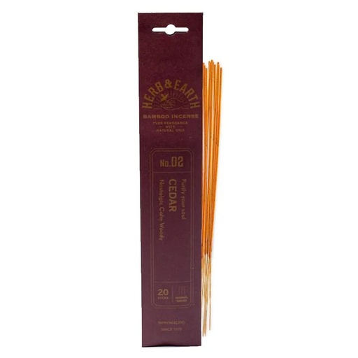 [8720512977103] Nippon Kodo Encens Cèdre Herb & Earth  | 8 g