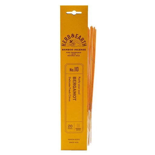 [8720512977110] Nippon Kodo Encens Bergamote Herb & Earth  | 8 g