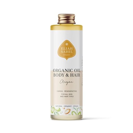 [9120096512032] Huile Corps & Cheveux Argan bio Eliah Sahil | 100 ml