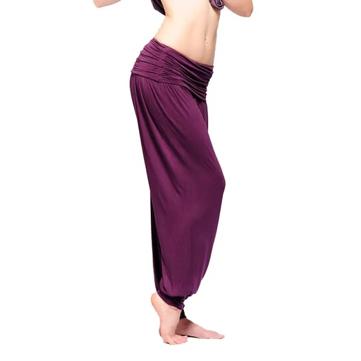 [7241200676500] Yoga pantalons comfort flow violet M-L | 322g