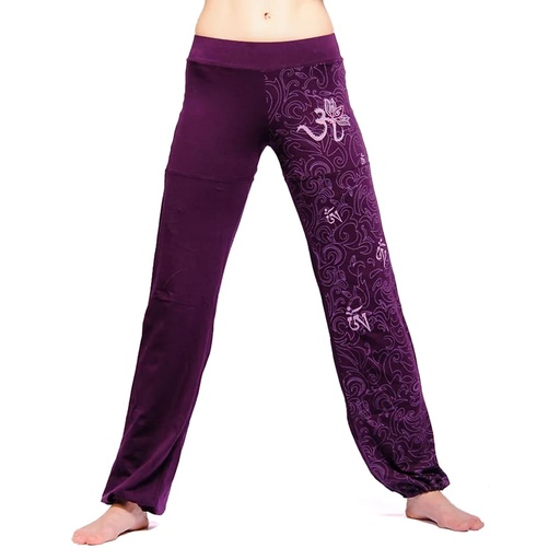 [7241200687872] Yoga pantalons 'Maori' coton organique S-M | 230g
