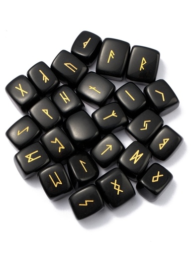 [3660341723876] Runes en Obsidienne noire