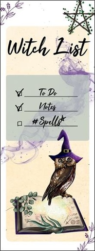 [9782367361192] Witch list spells