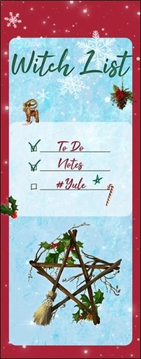[9782367361376] Witch list Yule : Noël
                    (édition limitée)