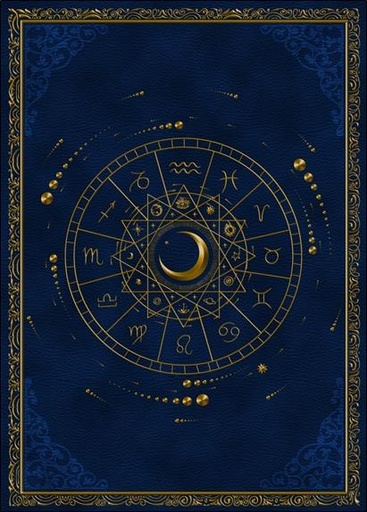 Couverture du livre Grimoire vierge astrologique : bleu de Alliance magique Editions
