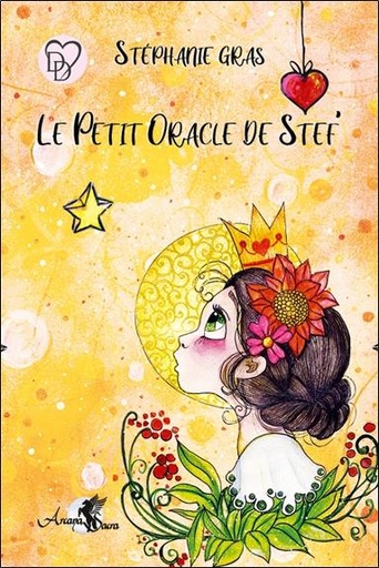 Couverture du livre Le petit oracle de Stef ; boite cloche comprenant un jeu de 30 cartes avec livret couleurs de Stéphanie Gras