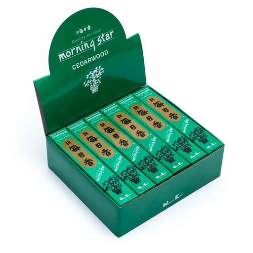 [4902125187009] Encens Morning Star Bois de Cèdre | 20 g
